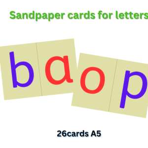 ssaannddppaappeerr ccaarrddss ffoorr lleetttteerrss