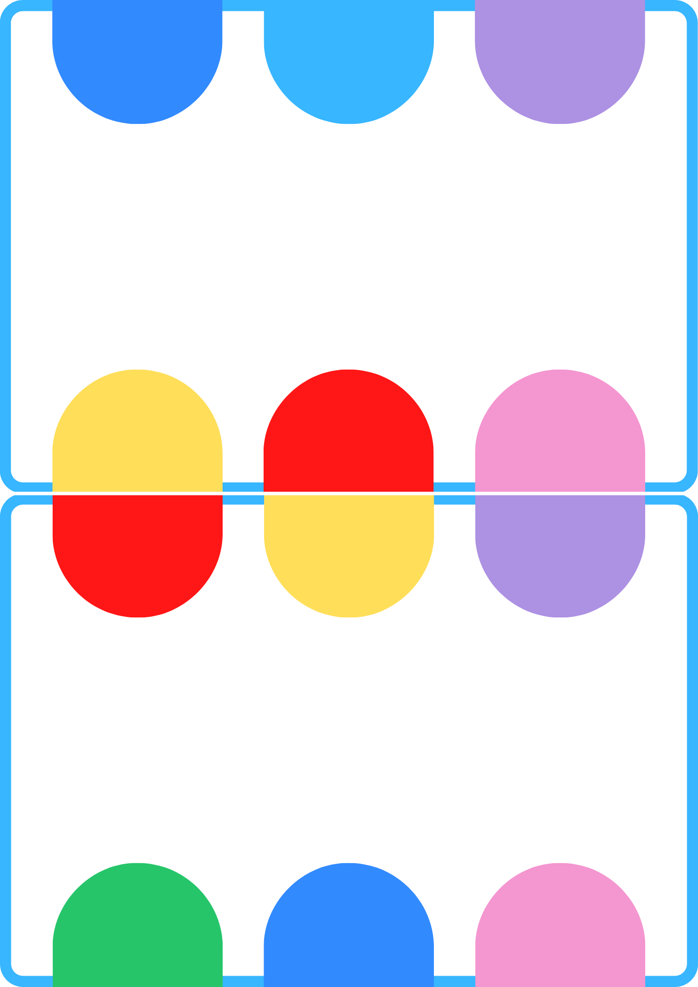 🎨 color pattern cards with clips tool 🎨 color pattern cards with clips tool