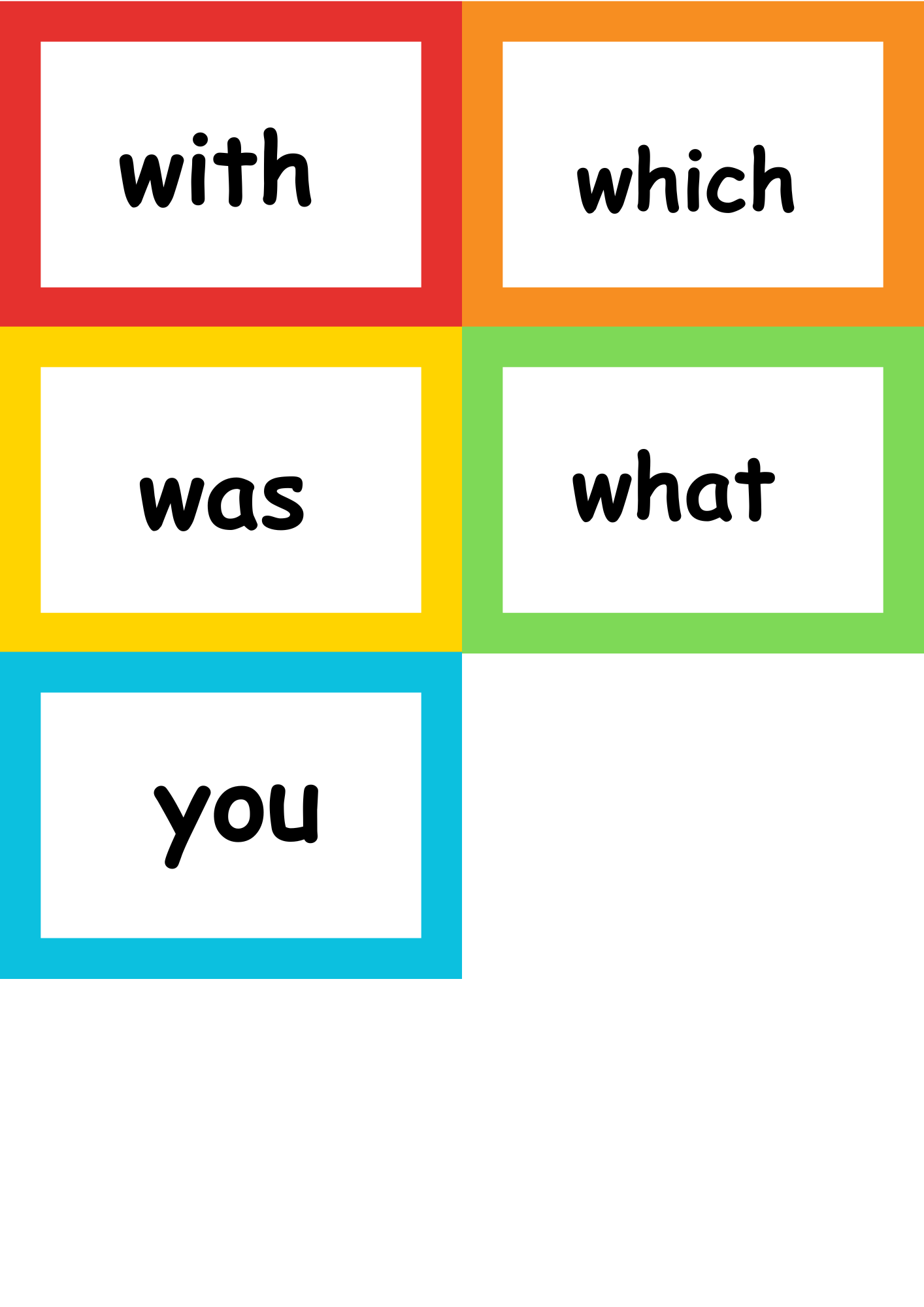 sight words flash cards sight words flash cards