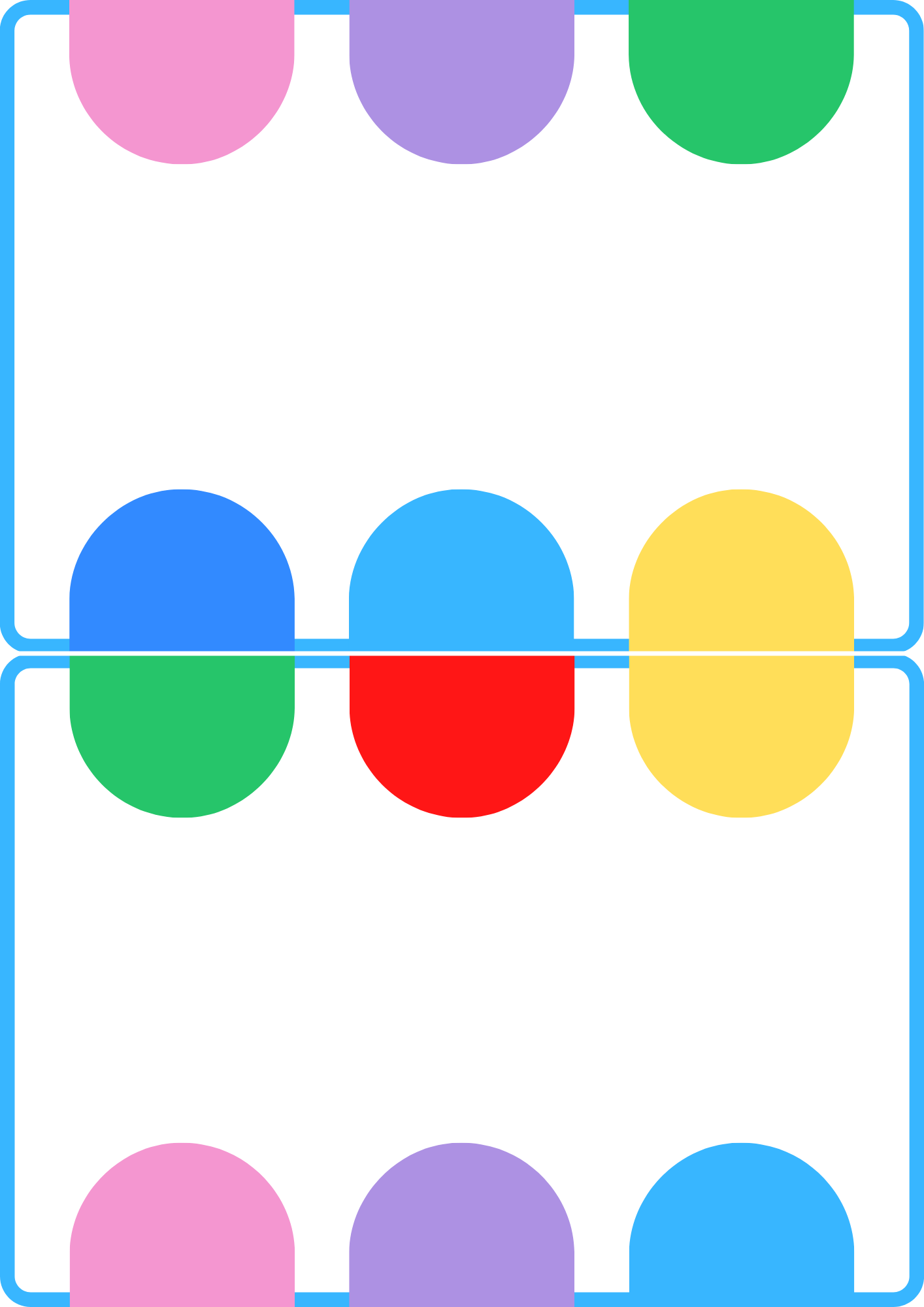 🎨 color pattern cards with clips tool 🎨 color pattern cards with clips tool