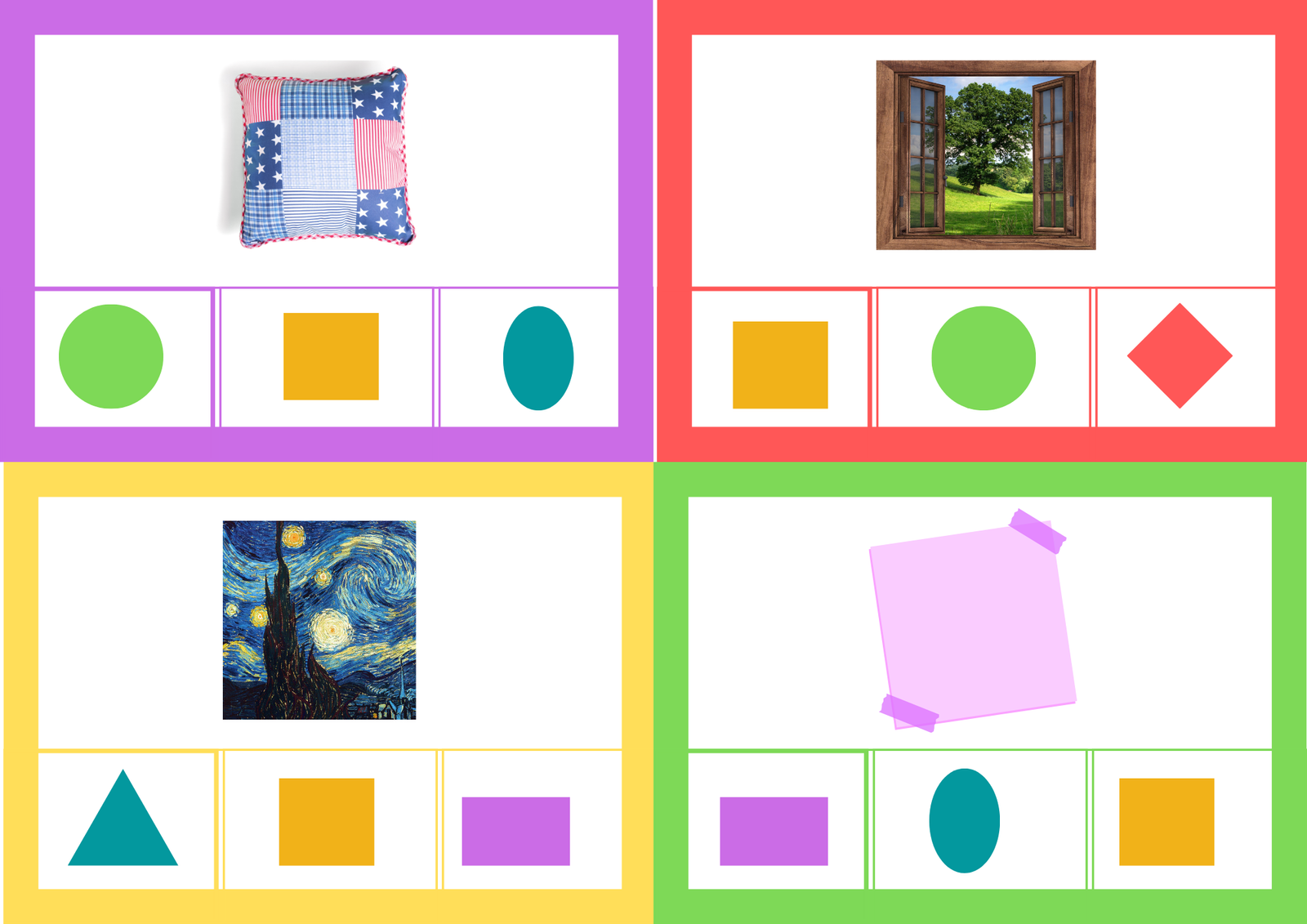 Shape Clip It Cards - Image 6