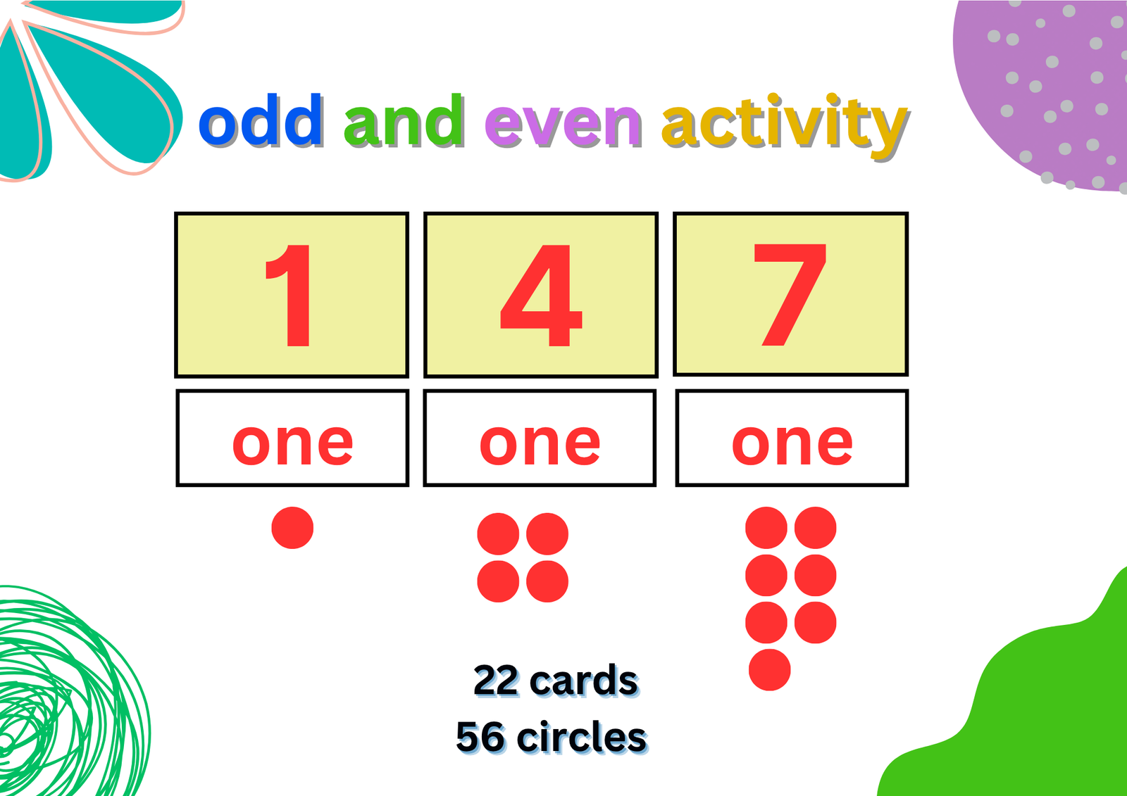 odd and even and activity odd and even and activity