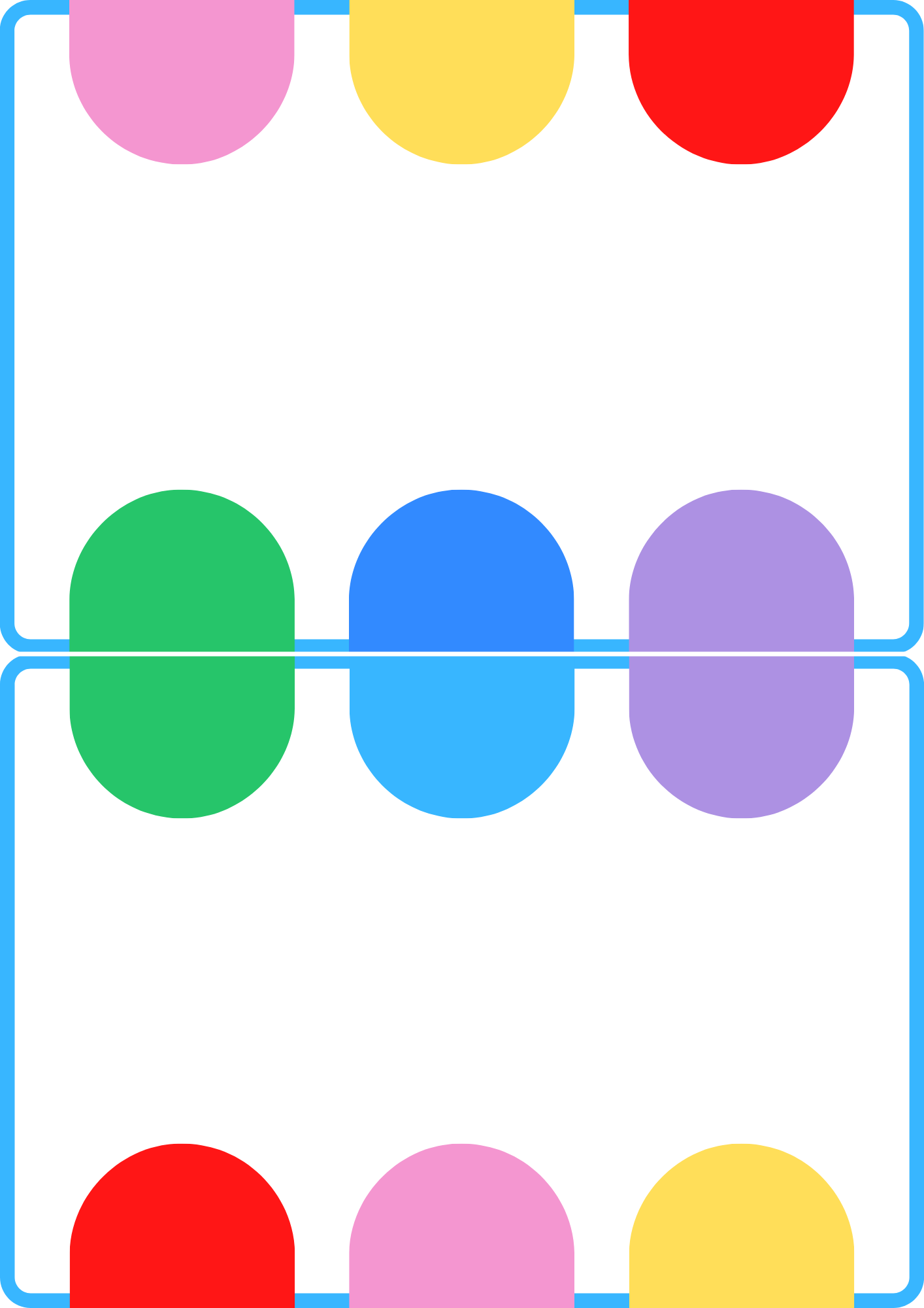 🎨 color pattern cards with clips tool 🎨 color pattern cards with clips tool