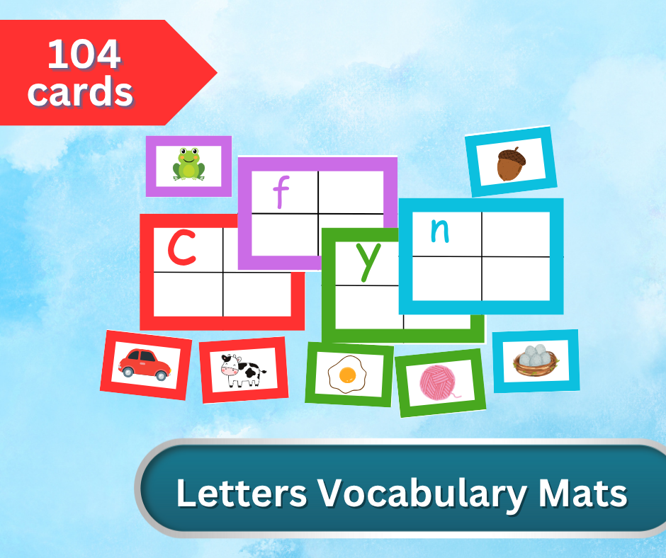 Letters Vocabulary Mats