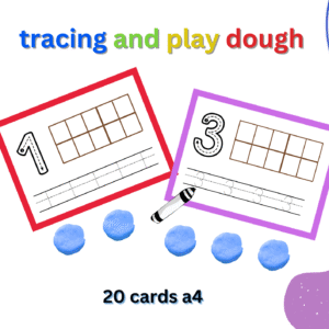 tracing and play douph