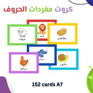 مفردات حروف اللغة العربية