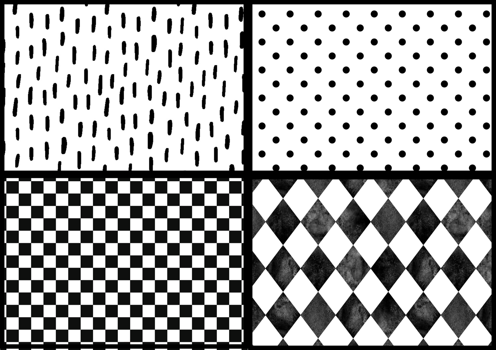 black and white pattern matching activity black and white pattern matching activity