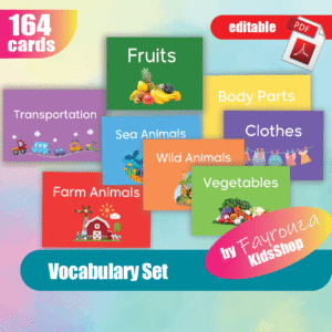 children’s vocabulary booklets set