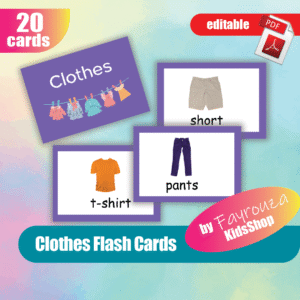 clothing picture booklet tool