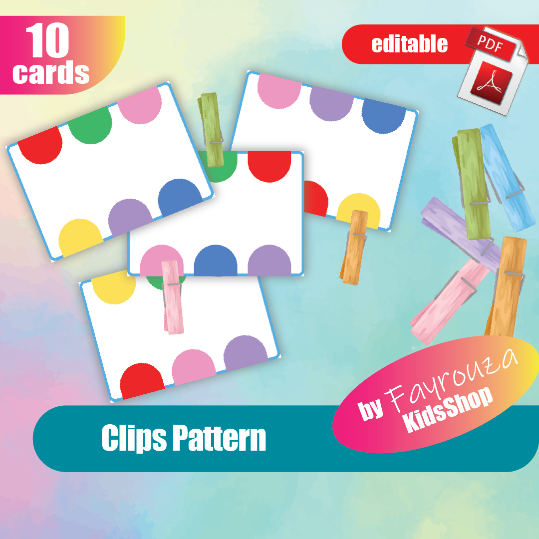 🎨 color pattern cards with clips tool 🎨 color pattern cards with clips tool