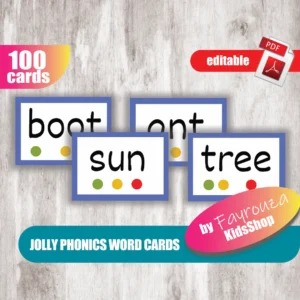 jolly phonics word cards