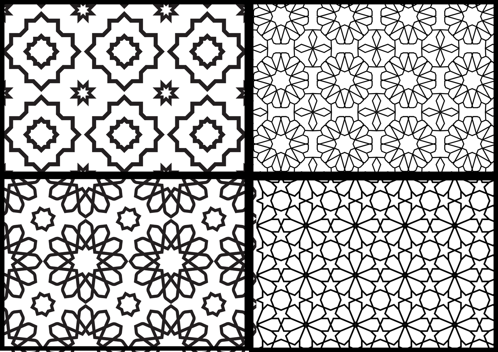 black and white pattern matching activity black and white pattern matching activity