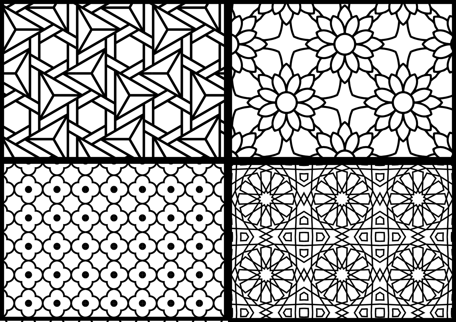 black and white pattern matching activity black and white pattern matching activity