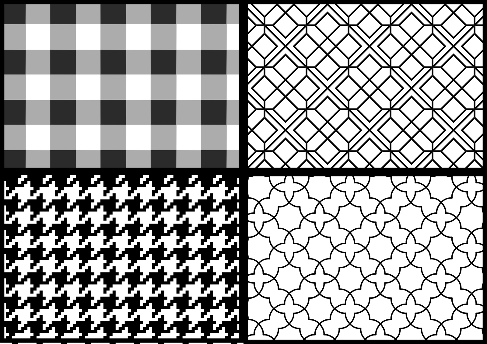 black and white pattern matching activity black and white pattern matching activity