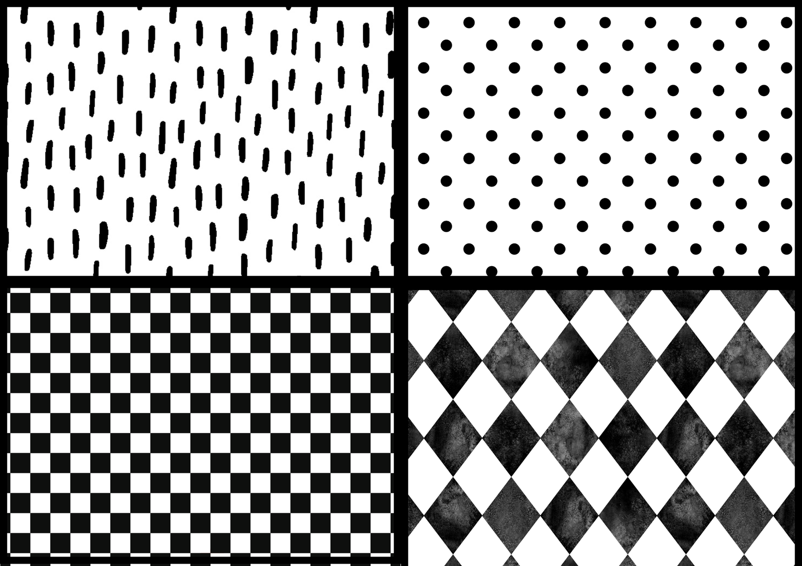 black and white pattern matching activity black and white pattern matching activity