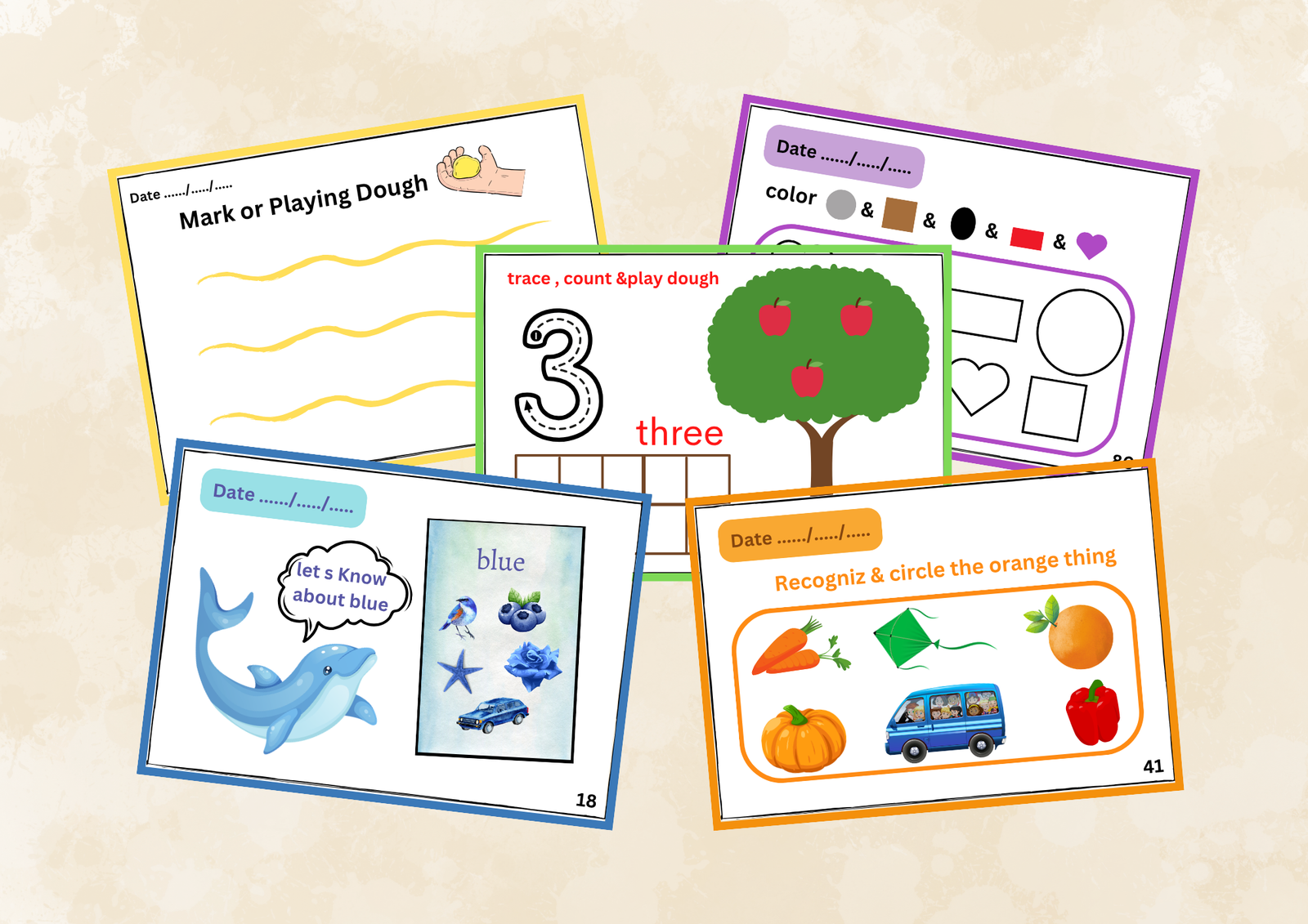 shapes, colours & numbers book shapes, colours & numbers book