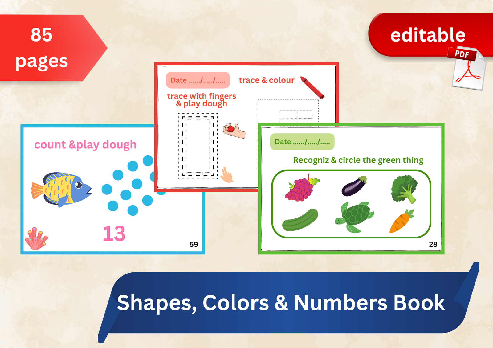 shapes, colours & numbers book shapes, colours & numbers book
