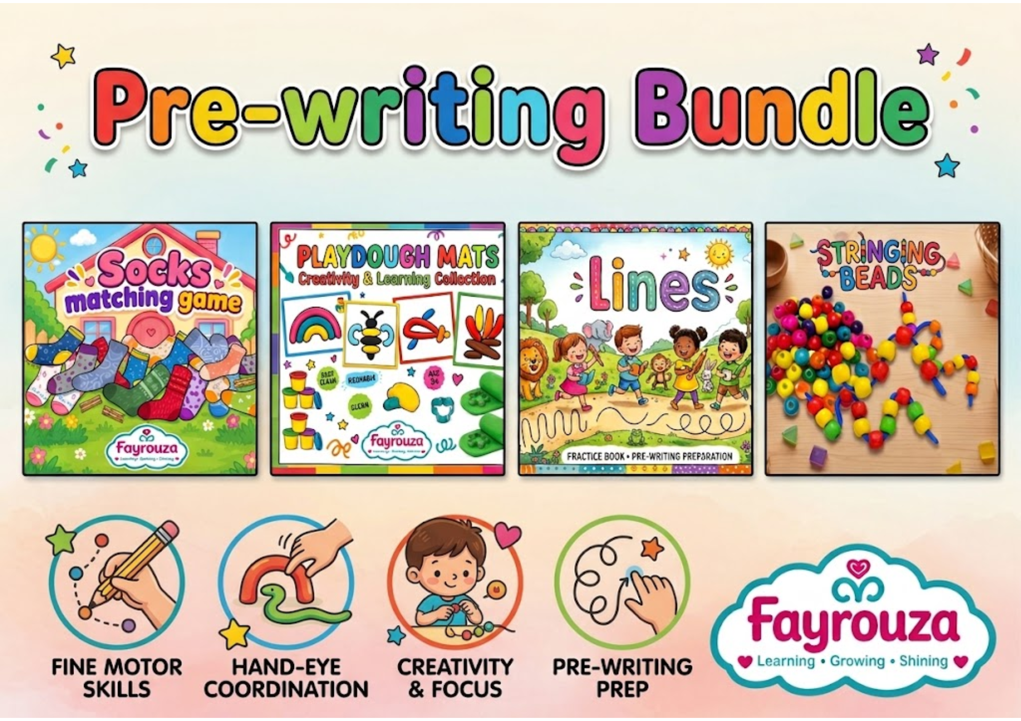 pre writing bundle pre writing bundle